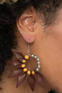 Flower Child Fever Earrings - Orange